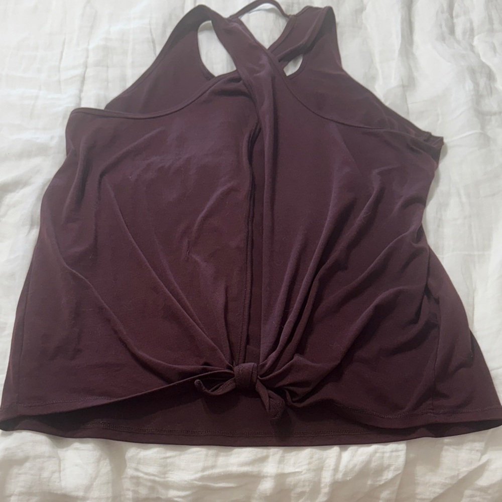 Athleta Deep Burgandy Tank Top